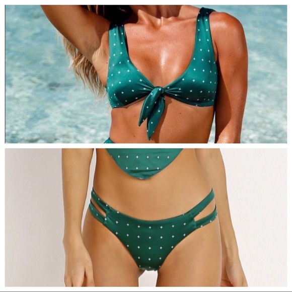Bond-eye hunter green bikini NWOT - Picture 1 of 11